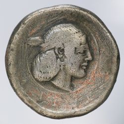 Segesta, Sizilien. Didrachme