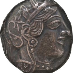 Attika, Athen. Tetradrachme, nach 449 v. Chr.