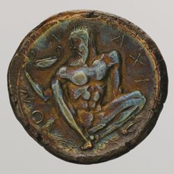 Naxos (Sizilien/Sikelia). Tetradrachmon